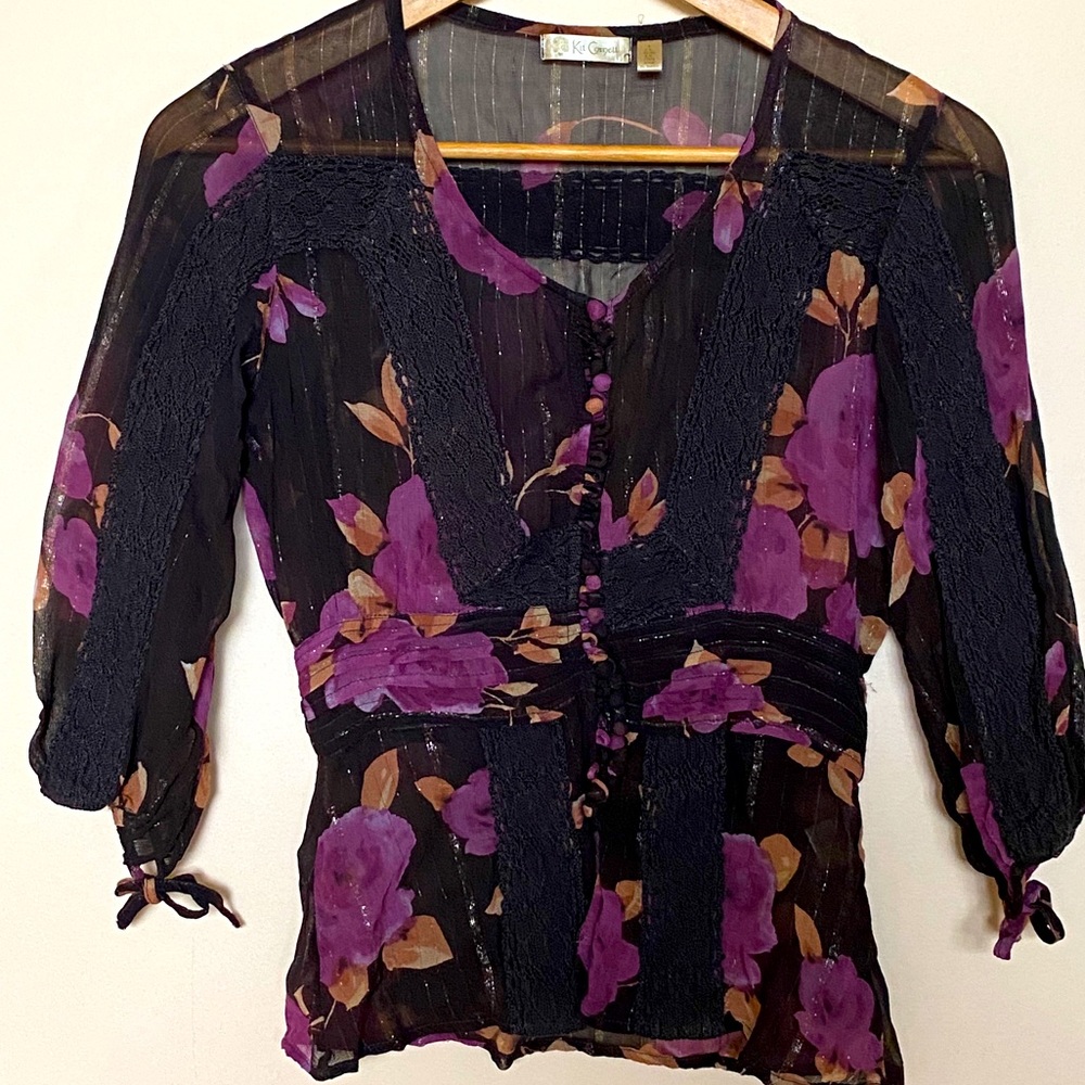 Corset Like Top with 40 Buttons